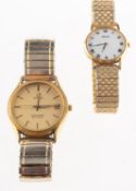 Omega Seamaster gentleman's quartz wristwatch with Quartz movement, the dial signed Omega, Quartz,