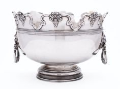 An Edward VII silver monteith by Hawksworth, Eyre & Co Ltd, London , 1901,
