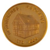 A commemorative coin, Rossdorf, Kries Darmstadt, Historisches Rathaus, 1575 - 1968,