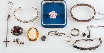 A mixed group of costume and other jewellery,