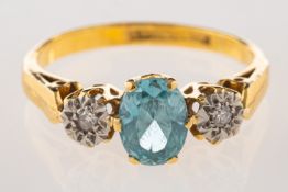 A three stone ring,