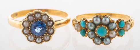 Two antique rings,