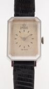 Omega De Ville Automatic, an 18ct white gold lady's wristwatch,