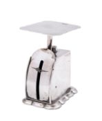 A set of Edward VII silver postal scales by Goldsmiths & Silversmiths Co Ltd, London 1903, Rd.