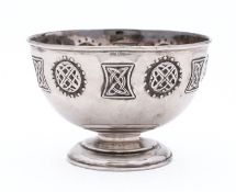 A George V silver bowl by Fenton Brothers Ltd, Sheffield 1924,
