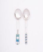 An Arts & Crafts silver teaspoon by Liberty and Co.
