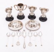 A mixed group of silver relating to Shirley Park Lawn Tennis Club;