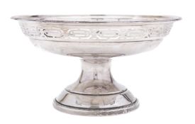 A George V silver tazza by Alexander Clark & Co, Ltd.