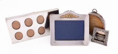 A small rectangular silver frame by Kitney & Co (Gordon & Christopher Kitney), London 1986,