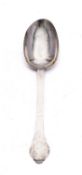 A Queen Anne period silver Dog Nose pattern spoon, probably Exeter,