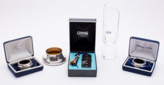 A mixed group of silver; including an Elizabeth II bookmark Carrs, Sheffield 2002,