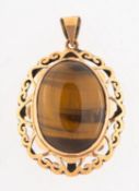A tigers-eye pendant,