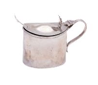A Victorian silver mustard pot by W & G Sissons (William & George Sissons), London 1896,