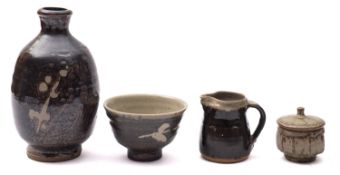 *Jim Malone [b. 1946] a group of stoneware,