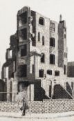 A group of pictures by Brian Chugg (British, 1926-2003) - Bomb Damage: Snow Hill,