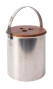 Arne Jacobsen (1902-1971), for Stelton, a stainless steel ice bucket,
