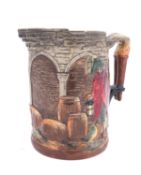 A Royal Doulton Guy Fawkes pottery jug, after a design by Henry Fenton,