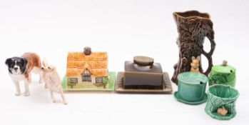 A small group of Beswick and Sylvac.