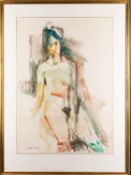 William Thomson (Canadian, 1926-1988) - Standing female nude en face - Watercolour - 59.