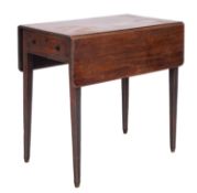 A George III mahogany Pembroke table, ci