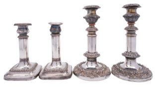 A pair of 19th century Sheffield plated