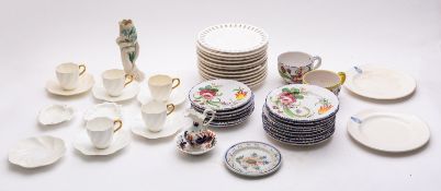 A group of ceramics, comprising Coalport