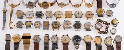 A collection of various wristwatches inc