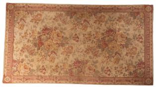 A machine made tapestry, in Savonnerie s