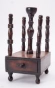 A Regency mahogany sewing frame, early 1