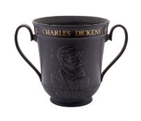 A Wedgwood black basalt commemorative lo