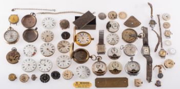 Hebdomas, five pocket watch movements fo