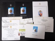 A collection of ephemera from the naming