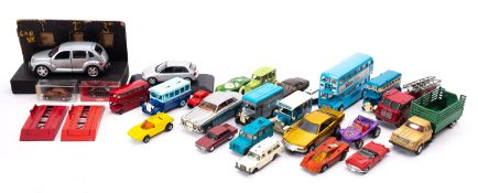 Dinky, Matchbox and others. An unboxed g