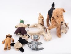 A Dean rag Doll Company Donkey and Lamb,