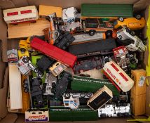 A collection of Matchbox, Majorette, mos