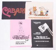 A group of UK film press books including