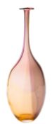 A Kosta Boda Fidji bottle vase: by Kjell
