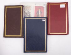Four postcard albums; a mixed large num