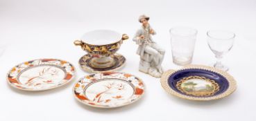 A mixed group of ceramics and glass comp