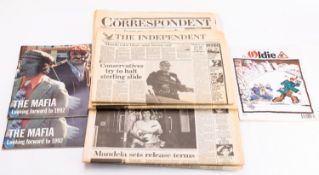 NEWSPAPER FIRST ISSUES. The Independent,