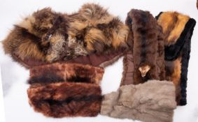 A collection of furs, comprising a fur c