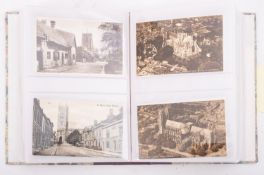 Postcard album; mostly British and Scott