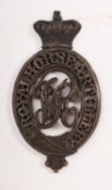 A Victorian Royal Horse Artillery badge,