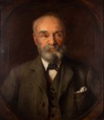 Lance Calkin (British, 1859-1936) - Portrait of an elderly gentleman - Oil on canvas - 62.5 x 54.