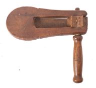A late Victorian/Edwardian wood rattle, possibly for use as a bird scarer.