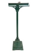 A set of painted cast iron weighing scales, by Avery of Birmingham,