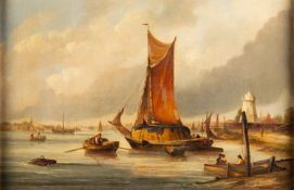 Circle of Richard Pickersgill (British, died 1853) - River scene, possibly of the Red House Mill,