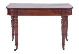 A Regency mahogany side table, circa 1815,