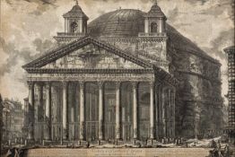 Giovanni Battista Piranesi (Italian, 1720-1778) - Veduta del Pantheon d'Agrippa oggi Chiesa di S.