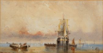 Two maritime pictures including: attributed to James Duffield Harding (British,